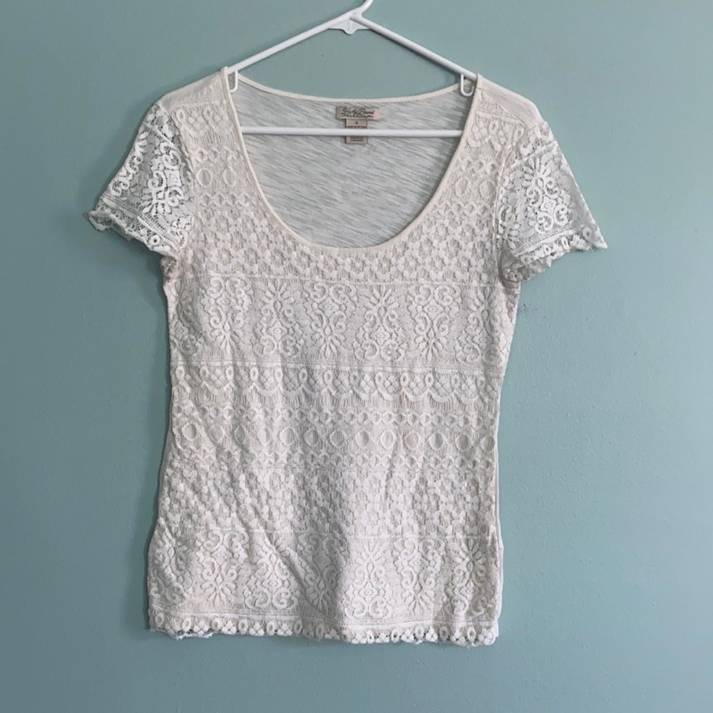 Lucky Brand Lace Top